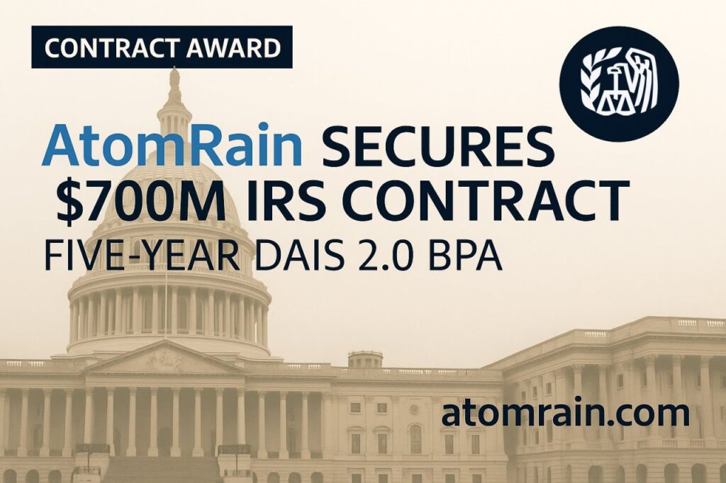 Liona Enterprises, AtomRain, and IG DIGITAL Form Strategic Teaming Partnership for IRS DAIS 2.0 five-year, $700 million BPA article image